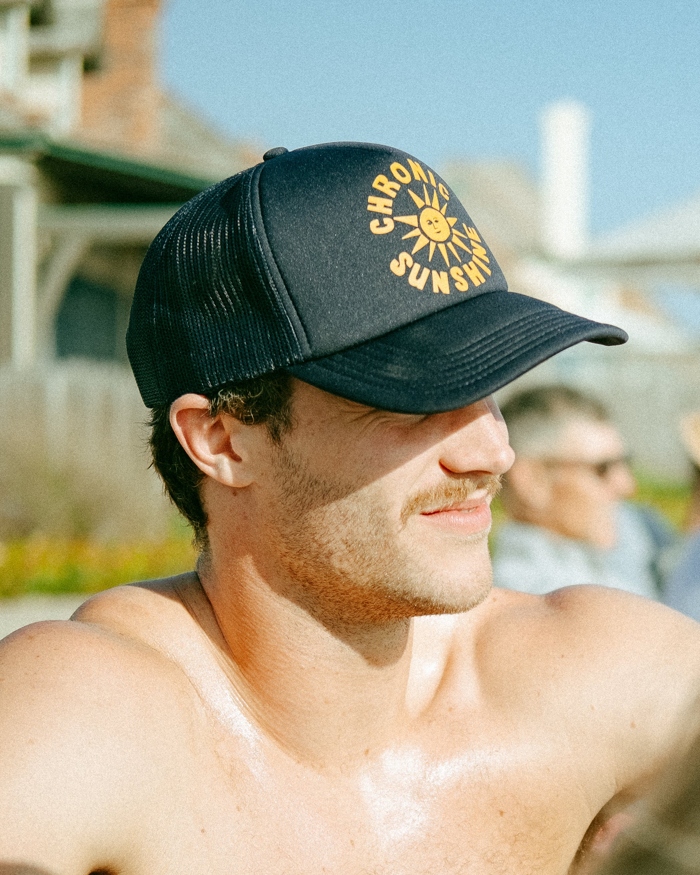Navy Trucker Hat