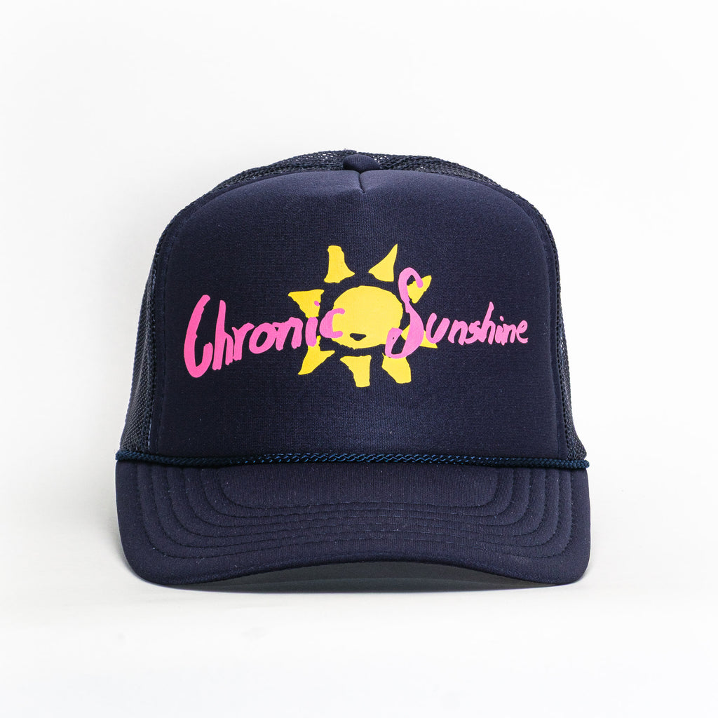 Navy Trucker Hat (script)