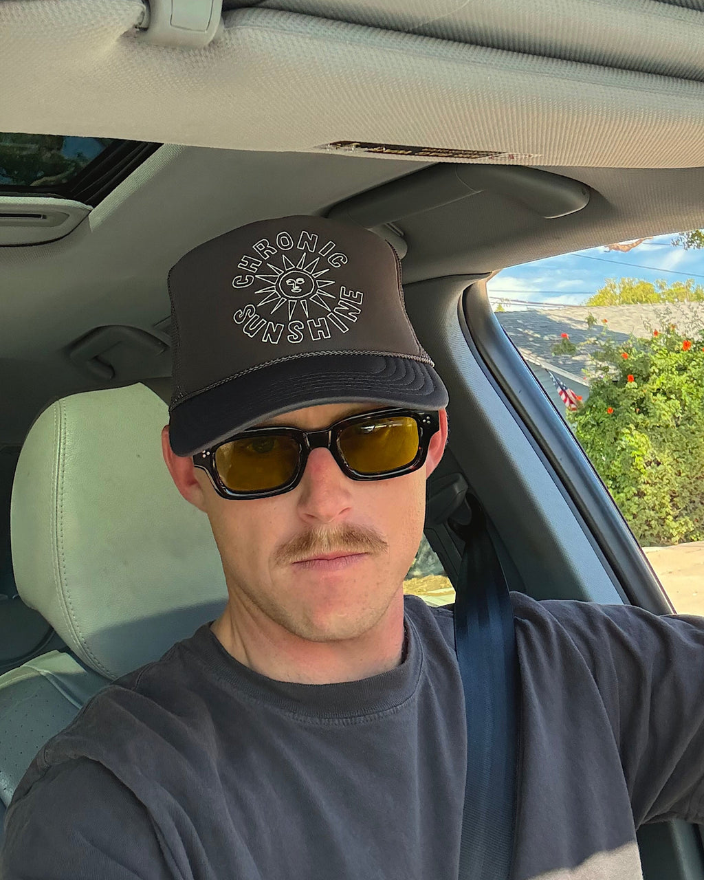 Grey Trucker Hat
