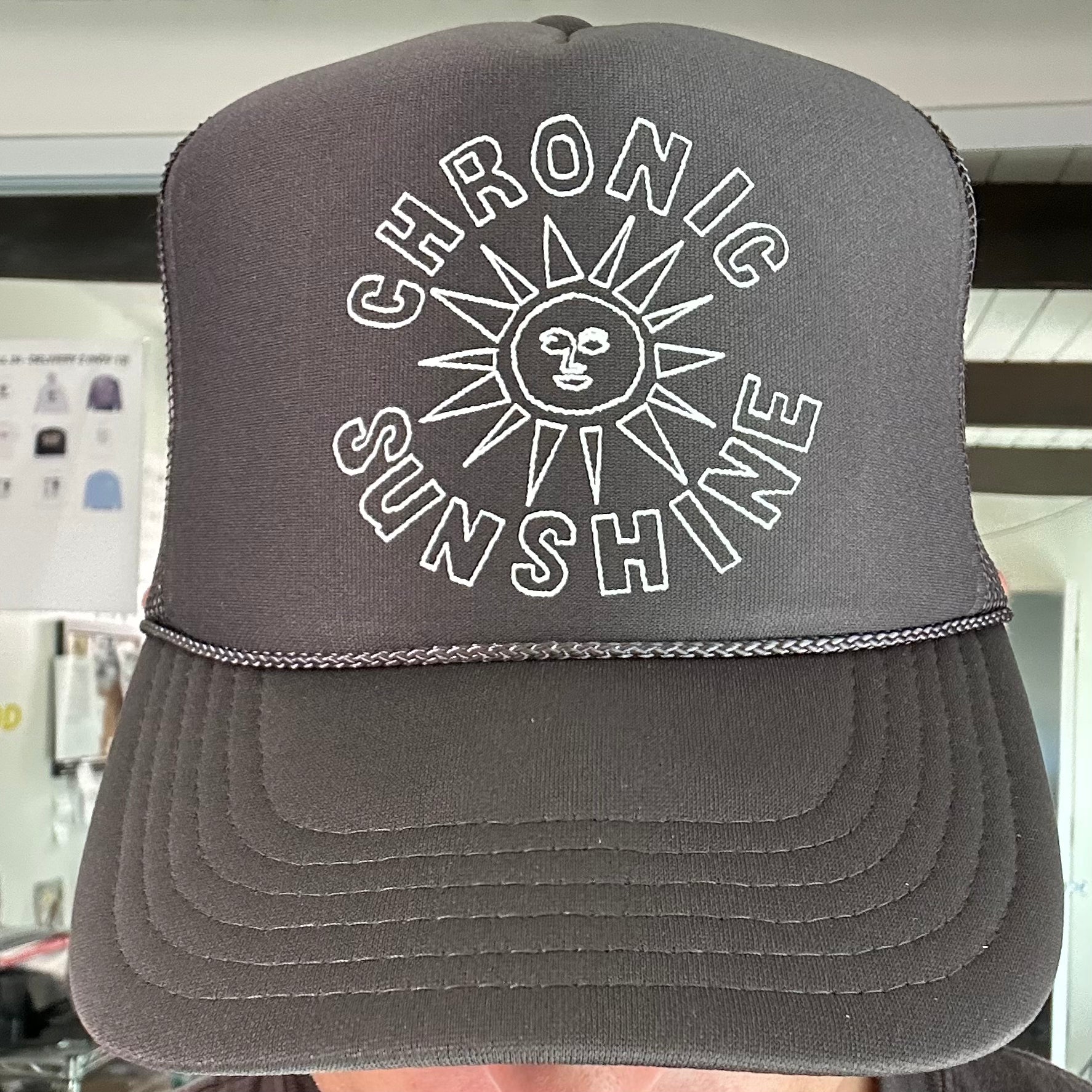 Grey Trucker Hat